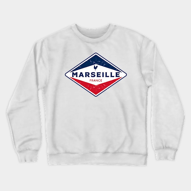 Marseille France Crewneck Sweatshirt by dk08